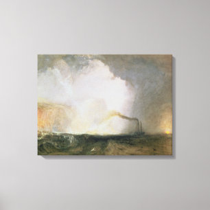 Staffa Fingals grotta, 1832 (olja på kanfas) Canvastryck