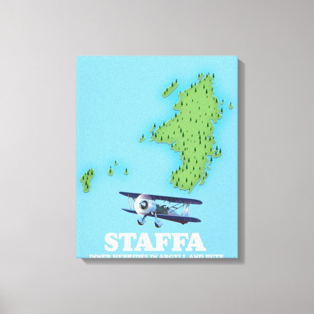 Staffa Inre Hebriderna i Argyll and Bute, Skottlan Canvastryck (Framsida)