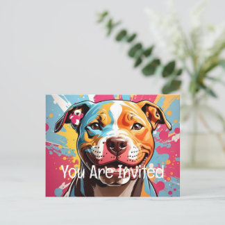 Staffdshire Birthday Inbjudan Vykort