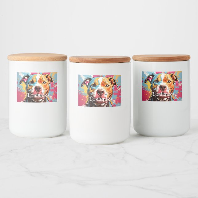 Staffdshire Birthday Mat Etiketter (Flaskor)