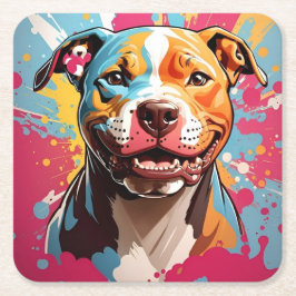 Staffdshire Birthday Underlägg Papper Kvadrat