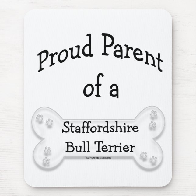 Staffdshire Bull Terrier Proud Parent Musmatta (Framsidan)
