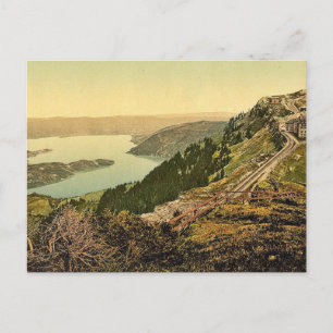 Staffel och Zug Sjö, Rigi, Schweiz Classic Ph Vykort