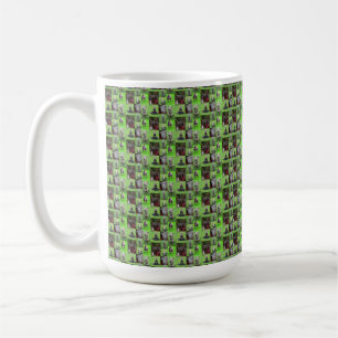 Stafford Bull Terrier Collarge Mönster Kaffemugg