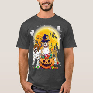 Stafford Bull Terrier Hund Mummy Witch Måne Gh T Shirt