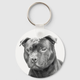 Stafford Bull Terrier Keychain Nyckelring