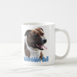 Stafford Bull Terrier Namn Kaffemugg