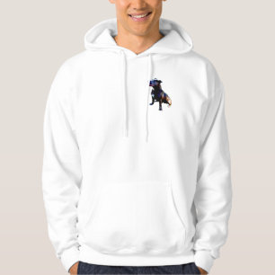 Stafford Bull Terrier Painting, Manar Hoodie