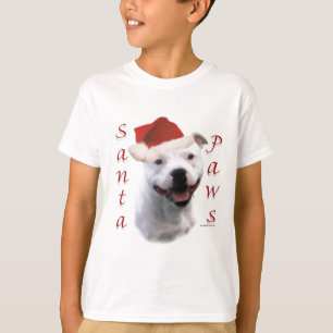 Stafford Bull Terrier Santa Tassar T-shirt