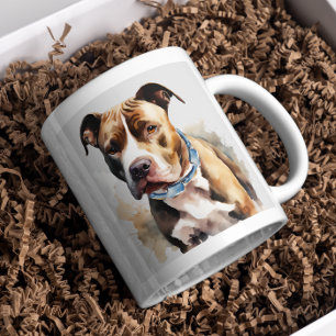 Stafford Bull Terrier The Gentle Guardian 🐾 Kaffemugg