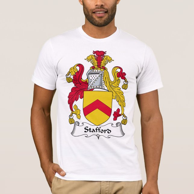 Stafford familjvapensköld t shirt (Framsida)