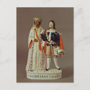 Stafford figur i Othello och Iago, 1858 Vykort