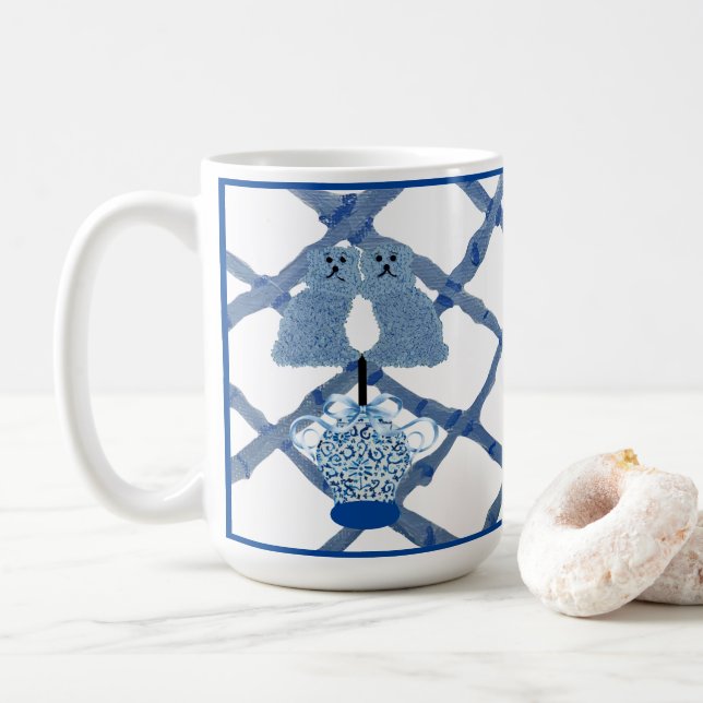 Stafford Hundar Ginger Burk Burk Coffee Mugg (Med munk)