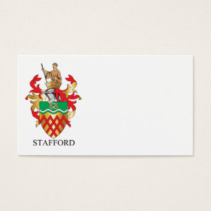 Stafford jackar arm visitkort