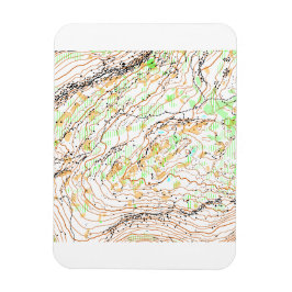 Stafford Meadows Orienteering Karta Magnet