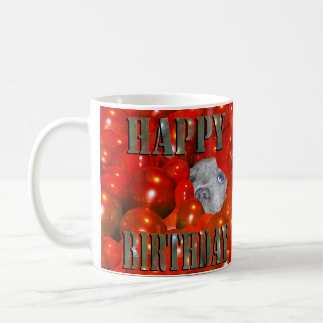 Stafford Puppy Birthday Önskemål, Kaffemugg (Vänster)