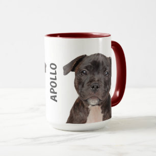 StaffordDshire Terrier personlig mugg