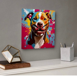 Staffordshire Birthday Fun Fyrkantig Klocka