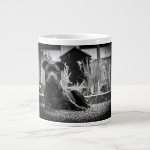 Staffordshire bull skräcker jumbo mugg