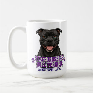 🐾 Staffordshire Bull Terrier Familjestolthet 🐾 Kaffemugg