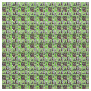 Staffordshire Bull Terrier Fotocollage, Tyg