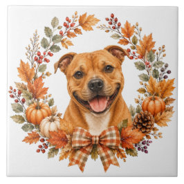 Staffordshire Bull Terrier Höst Kakelplatta