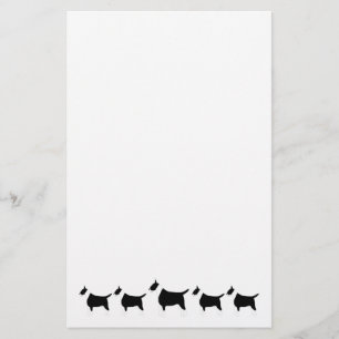 Staffordshire Bull Terrier Hund Design Brevpapper