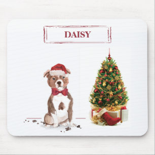 Staffordshire Bull Terrier Rolig Jul Hund Musmatta