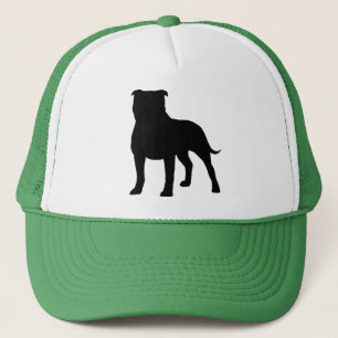 Staffordshire Bull Terrier Silhouette  Staffie Keps