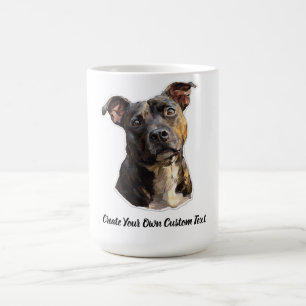 Staffordshire Bull Terrier Skapa Din Egen Text Kaffemugg