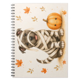 Staffordshire Bull Terrier Staffie Halloween Dagbo Anteckningsbok
