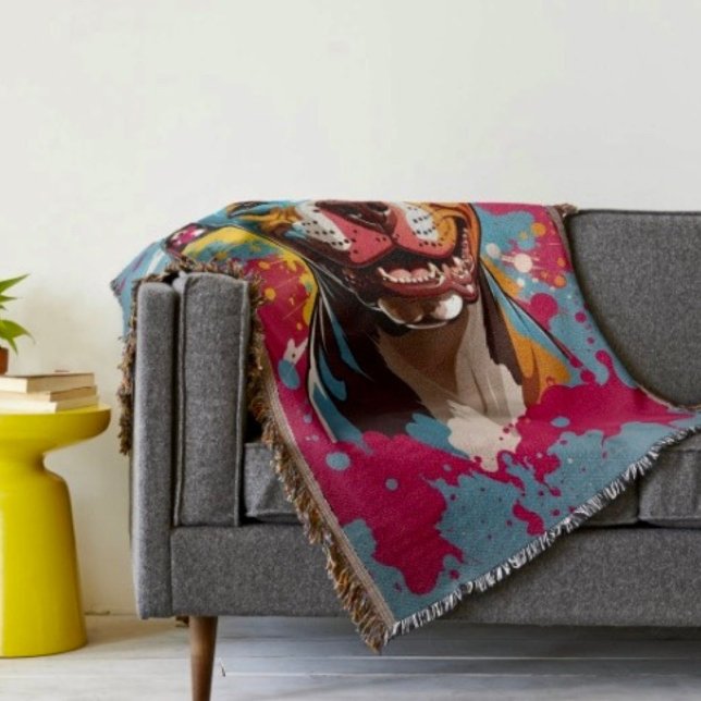 Staffordshire Födelsedagsaktiviteter  Filt (Throw Blanket Dimensions: 54"l x 38"w Material: 100% polyester; soft touch
)