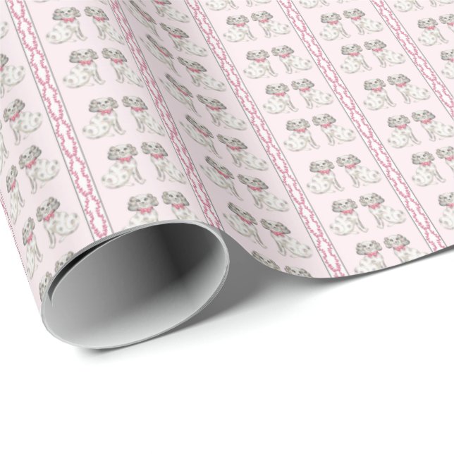 Staffordshire Hund Inpackningspapper Presentpapper (Rullad Hörn)
