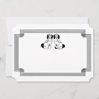 Staffordshire Hund Note Cards & Stationary Inbjudningar