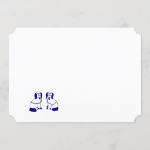 Staffordshire Hundar Note Cards & Stationary Inbjudningar