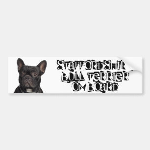 Staffordshire tjurTerrier ombord Bildekal