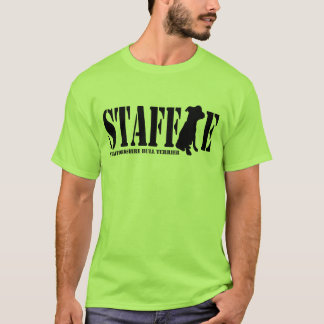 Staffordshire tjurTerrier - valpskjorta/svart T-shirt