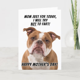StaffordTerrier Greeting Card Mors dag Tack Kort