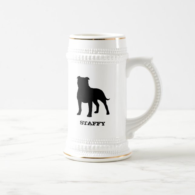 Staffy för Silhouette för Staffordshire Sejdel (Höger)