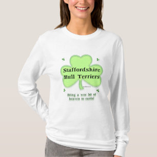 Staffy Heaven, Stviddshire St. Patrick's day T Shirt