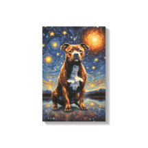 Staffy Hund "Starry Nights"