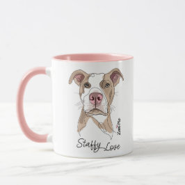 Staffy Kärlek - Zani Mo Protection Mugg