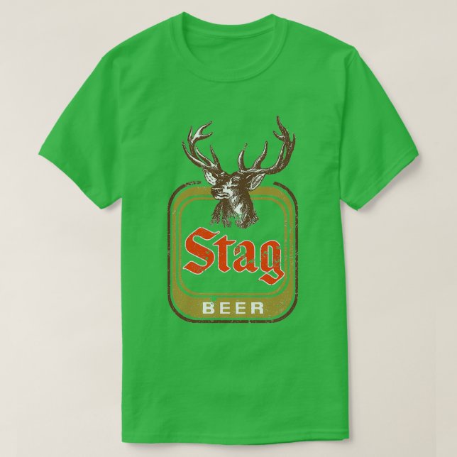 Stag Beer T Shirt (Design framsida)