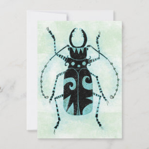 Stag Beetle-kort för högsta hälsning Kort