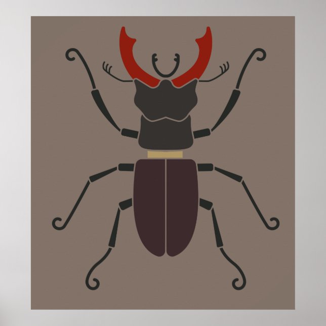 Stag Beetle Poster (Framsidan)