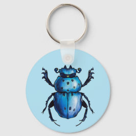 Stag Beetle QR Code Insect Art Entomology Nyckelring