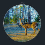 Stag/Buck Hjort, Bright blå himmel Darttavla<br><div class="desc">Stag/Buck Hjort, Bright blå himmel Hjort vid kant A Hjort:Personalize with namn Photo by Sandy Closs, taget vid Sjö Arrowhad Ga. "djur älskare", vit svan hjort", hjort, "hjort hunter", " hjort jägare", " hjort", jägare, " jägare", " älskare", antlers, hjort röd älskare, jul, jul, grönt, guld, , , , ,...</div>