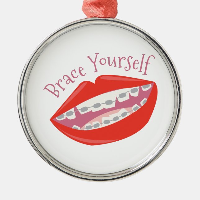 Stag dig julgransprydnad metall (Framsidan)