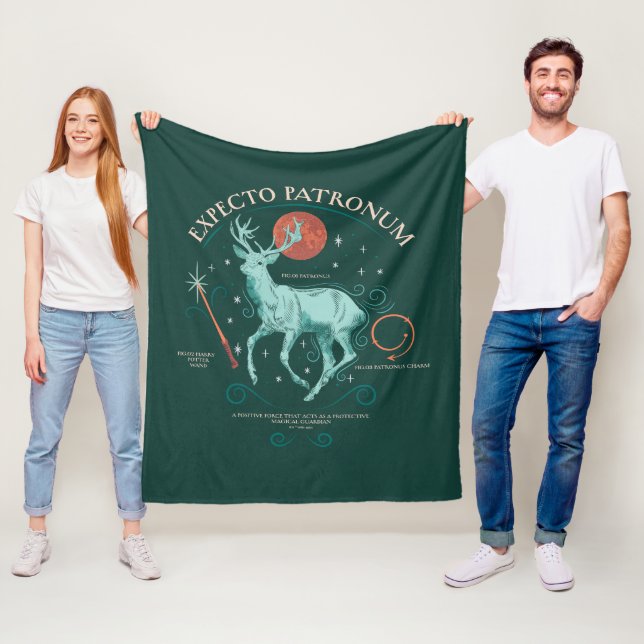 Stag Expecto Patronum Graphic Fleecefilt (På plats)