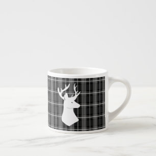 Stag Head på Black and White Play Espressomugg
